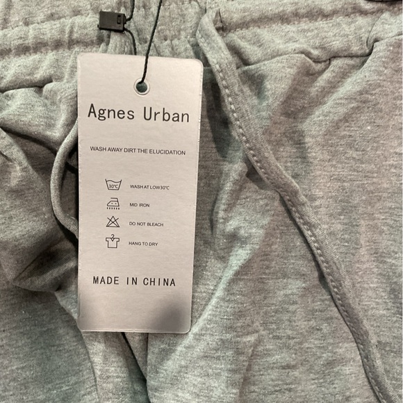 NWT Agnes Urban Men’s Gray Sweat Pants - Picture 6 of 7